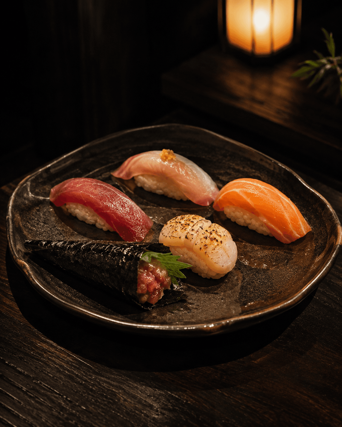 Chef’s nigiri selection